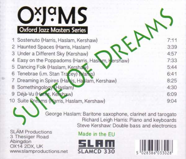 The OxJaMS Trio : Suite Of Dreams (CD, Album)