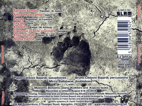 Triologos : Tracce Di Canti - Traces Of Chants (CD, Album)