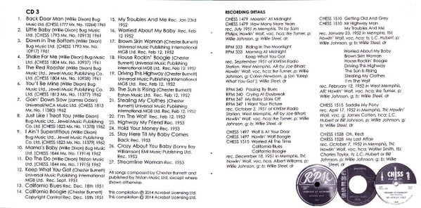 Howlin' Wolf : The Complete RPM & Chess Singles As & Bs 1951-62 (3xCDr, Comp)