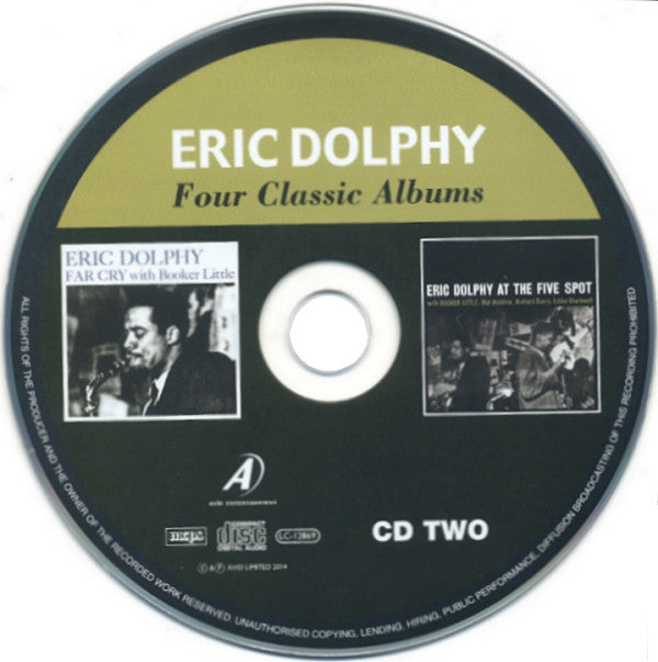Eric Dolphy : Four Classic Albums (2xCD, Comp, RM)