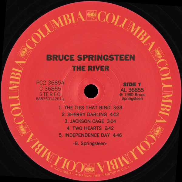 Bruce Springsteen : The River  (2xLP, Album, RE, RM, 180)