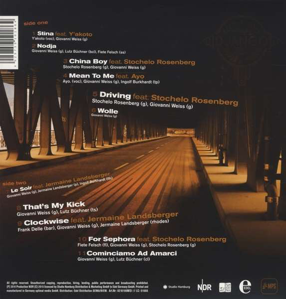 Django Deluxe And The NDR Big Band : Driving (LP, Album)
