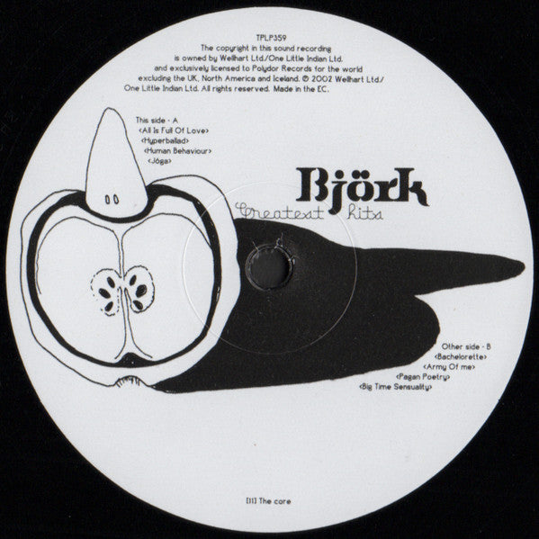 Björk : Greatest Hits (2xLP, Comp, RE, DMM)