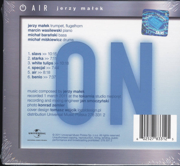 Jerzy Małek : Air (CD, Album)
