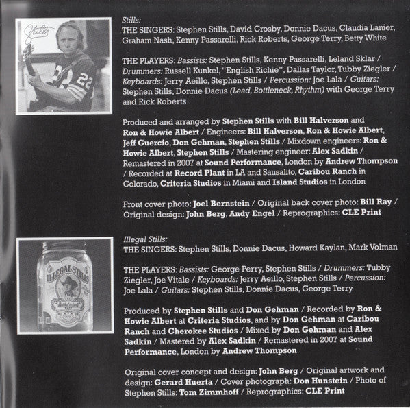 Stephen Stills : Stills / Illegal Stills / Thoroughfare Gap (2xCD, Comp, RE, RM)
