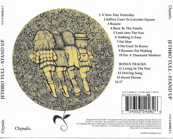 Jethro Tull : Stand Up (CD, Album, RE, RM)