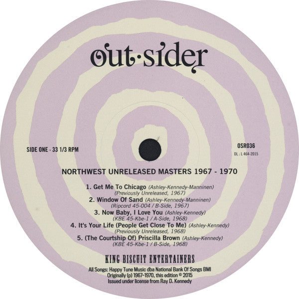 The King Biscuit Entertainers : Northwest Unreleased Masters, 1967-1970 (LP, Comp, RM)