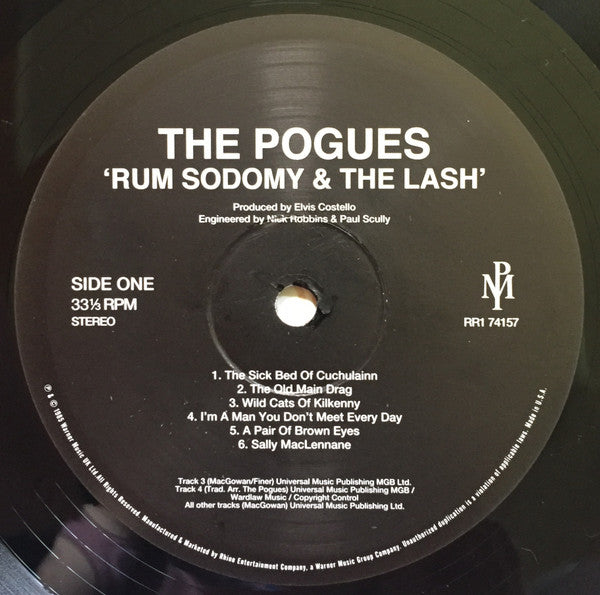 The Pogues : Rum Sodomy & The Lash (LP, Album, RE, RM, 180)