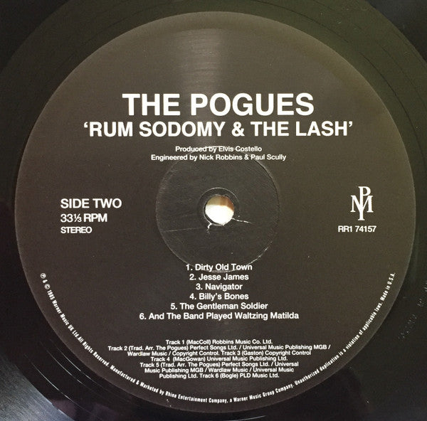 The Pogues : Rum Sodomy & The Lash (LP, Album, RE, RM, 180)