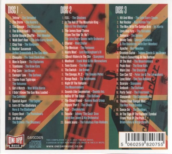 Various : Great British Instrumentals Of The '50s & '60s (60 Legendary Hits On 3CDs) (3xCD, Comp)