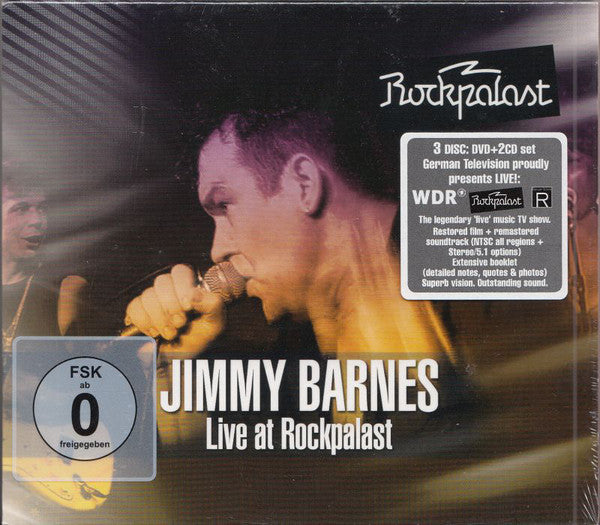 Jimmy Barnes : Live At Rockpalast (DVD-V, RM, NTSC, Res + 2xCD, Album, RM)