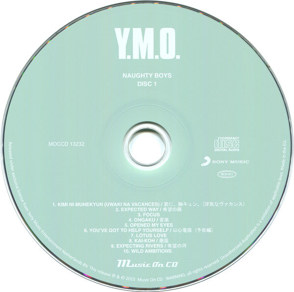 Y.M.O.* : Naughty Boys & Instrumental = 浮気なぼくら & インストゥルメンタル (2xCD, Album, Comp, RE, Sup)
