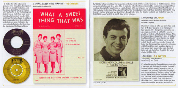 Gerry Goffin & Carole King* : Hung On You (More From The Gerry Goffin & Carole King Songbook) (CD, Comp, Mono)