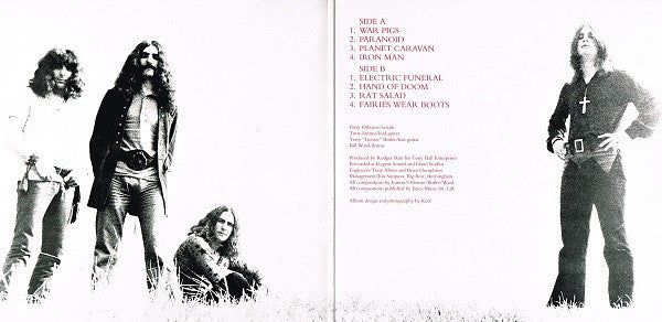 Black Sabbath : Paranoid (LP, Album, RE + CD, Album, RE)