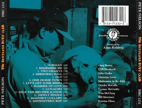 Pete Nelson (7) : The Restless Boys' Club (CD, Album)