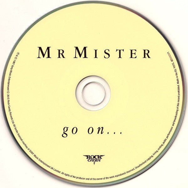 Mr. Mister : Go On... (CD, Album, RE, RM)
