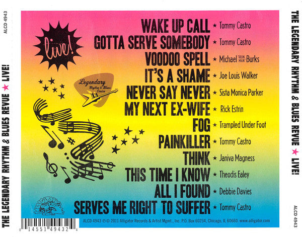 Tommy Castro Presents The Legendary Rhythm & Blues Revue : Live! (CD, Album)