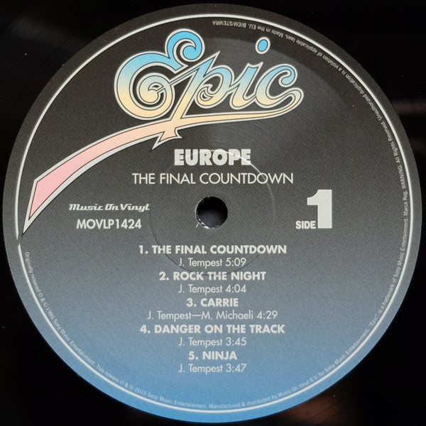 Europe (2) : The Final Countdown (LP, Album, RE)
