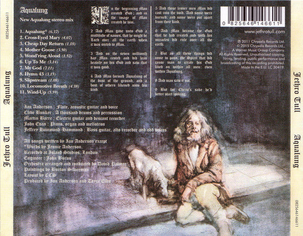 Jethro Tull : Aqualung (The 2011 Steven Wilson Stereo Remix) (40th Anniversary Edition) (CD, Album, RE, RM, Rem)