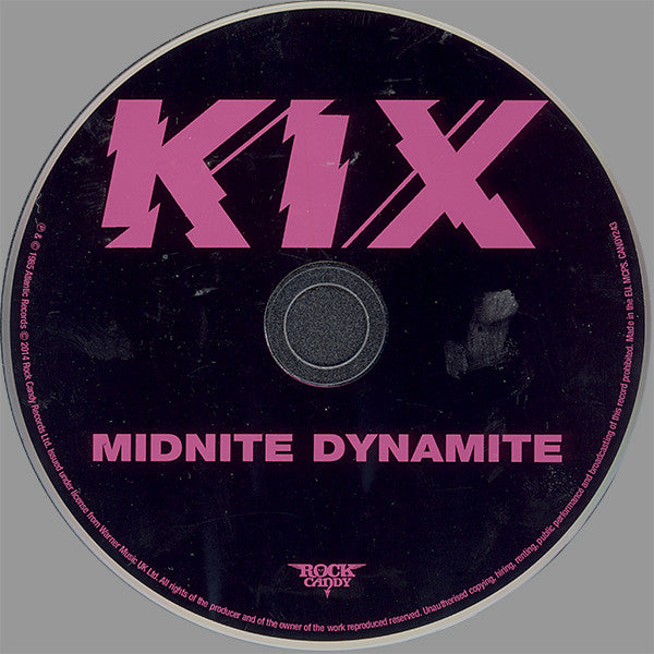 Kix (3) : Midnight Dynamite (CD, Album, RE, RM)