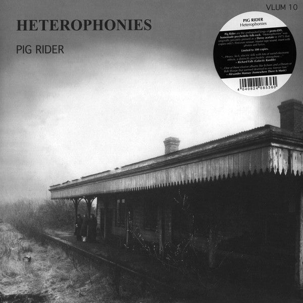 Pig Rider : Heterophonies (LP, Album, Ltd, RM)