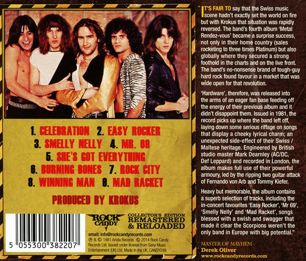 Krokus : Hardware (CD, Album, RE, RM)