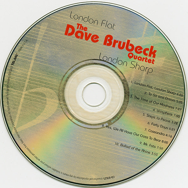 The Dave Brubeck Quartet : London Flat, London Sharp (CD, Album)