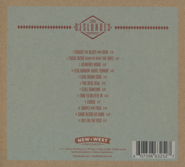 The Deslondes : The Deslondes (CD, Album)