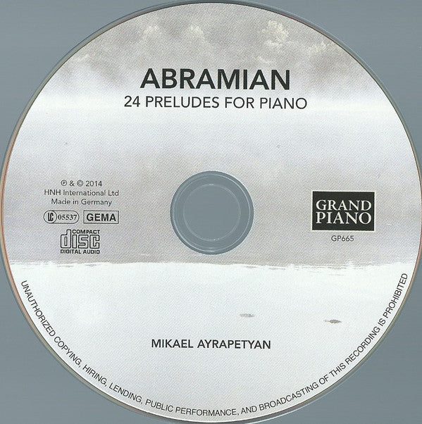 Эдуард Абрамян, Mikael Ayrapetyan : 24 Preludes For Piano (CD, Album)