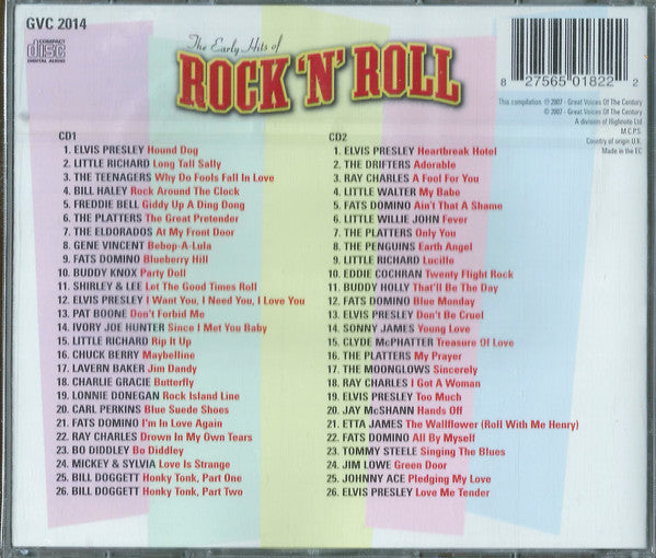 Various : The Early Hits Of Rock 'N' Roll (2xCD, Comp)