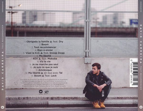 David Carreira : Tout Recommencer (CD, Album)