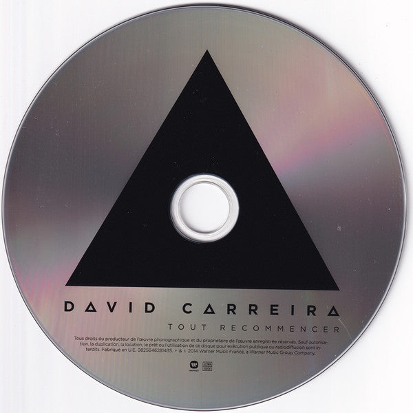 David Carreira : Tout Recommencer (CD, Album)