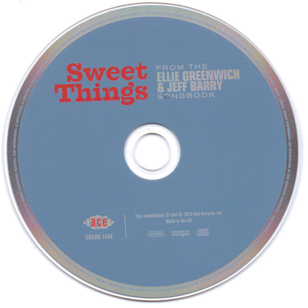 Ellie Greenwich & Jeff Barry : Sweet Things From The Ellie Greenwich & Jeff Barry Songbook (CD, Comp)