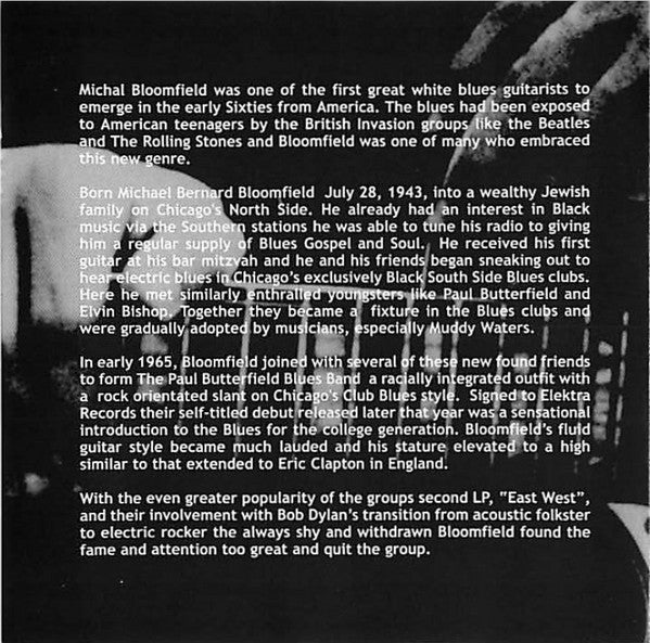 Mike Bloomfield : Prescription For The Blues (CD, Album, RE)