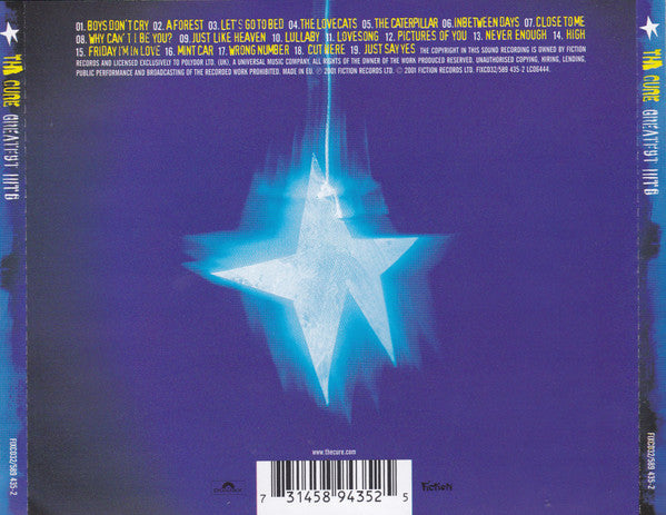The Cure : Greatest Hits (CD, Comp, RE, S/Edition)