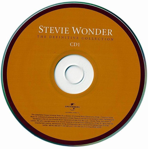 Stevie Wonder : The Definitive Collection (2xCD, Comp)