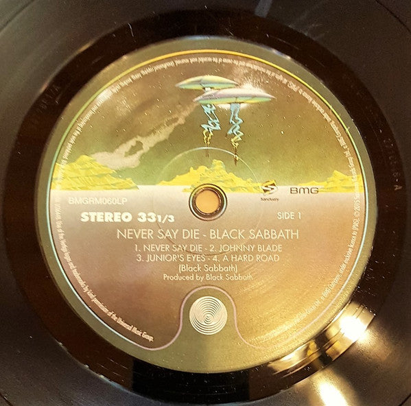 Black Sabbath : Never Say Die! (LP, Album, RE)