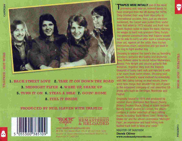 Trapeze : Hot Wire (CD, Album, RE, RM)