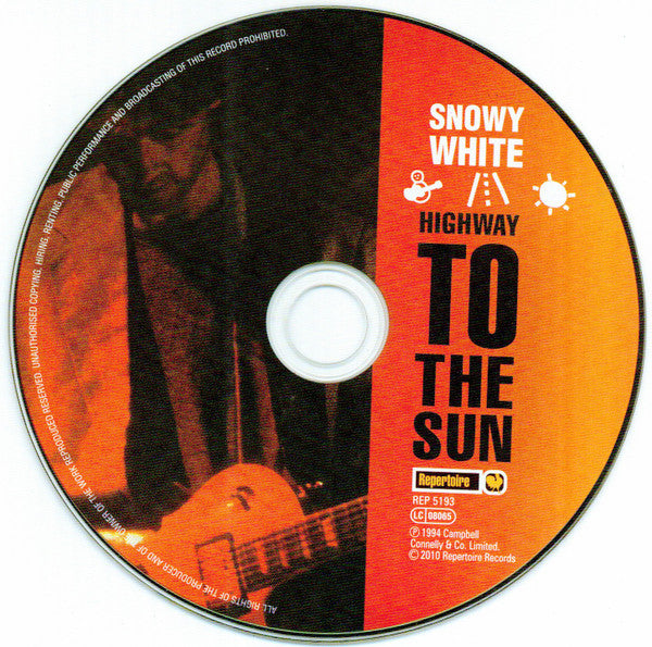 Snowy White : Highway To The Sun (CD, Album, RE, Dig)
