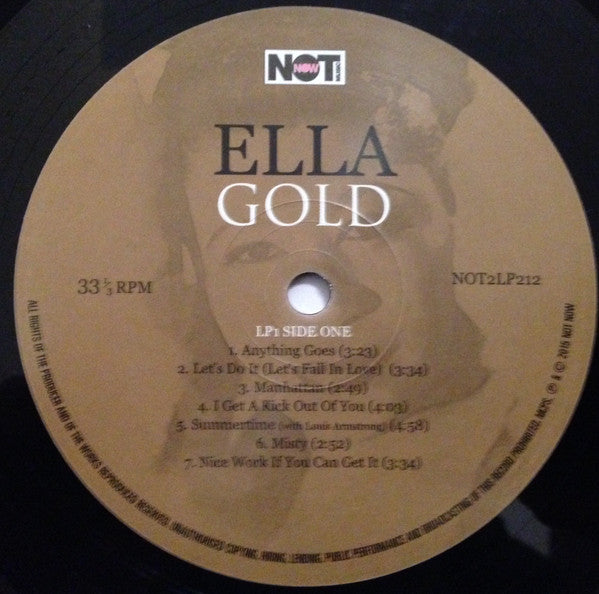 Ella Fitzgerald : Gold: The Original Classics  (2xLP, Comp, 180)