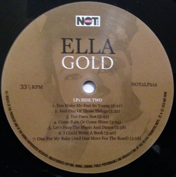 Ella Fitzgerald : Gold: The Original Classics  (2xLP, Comp, 180)