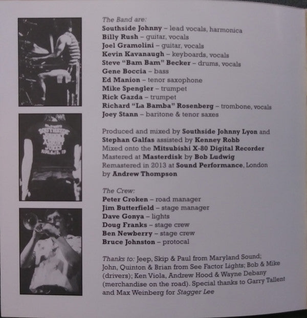 Southside Johnny And The Asbury Jukes* : Live: Reach Up And Touch The Sky (CD, Album, RE, RM, Sli)