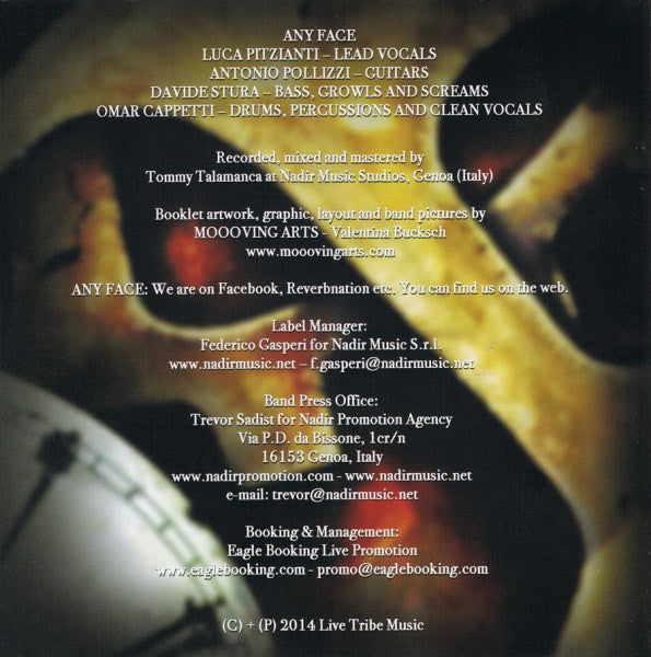 Any Face : Perpetual Motion Of Deceit (CD, Album)