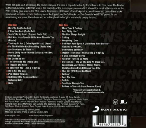 *NSYNC : The Essential *NSYNC (2xCD, Comp, RE, Arv)