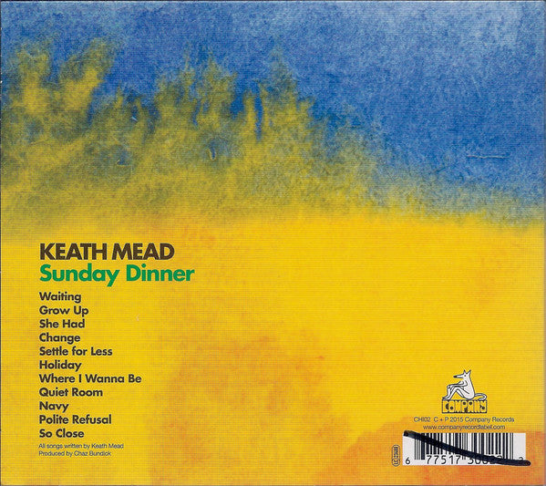 Keath Mead : Sunday Dinner (CD, Album, Promo)