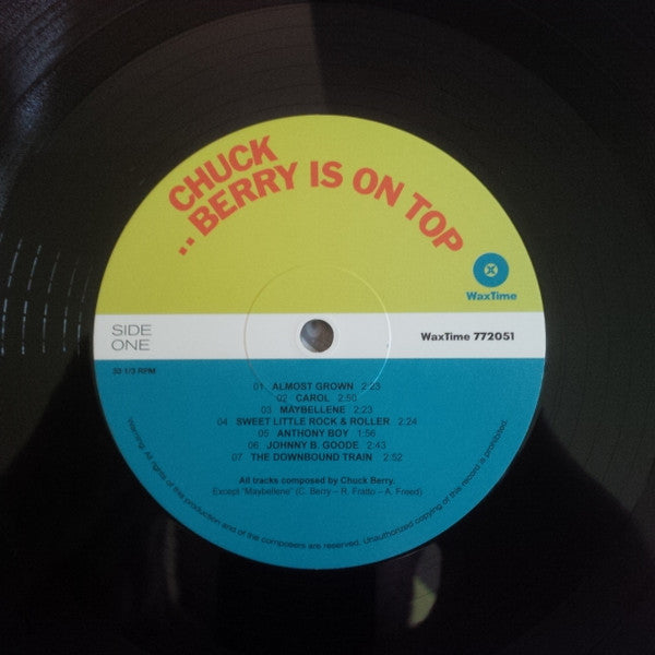 Chuck Berry : Berry Is On Top (LP, Album, Mono, Ltd, RE)