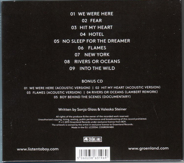 BOY (16) : We Were Here (2xCD, Album, Dlx)