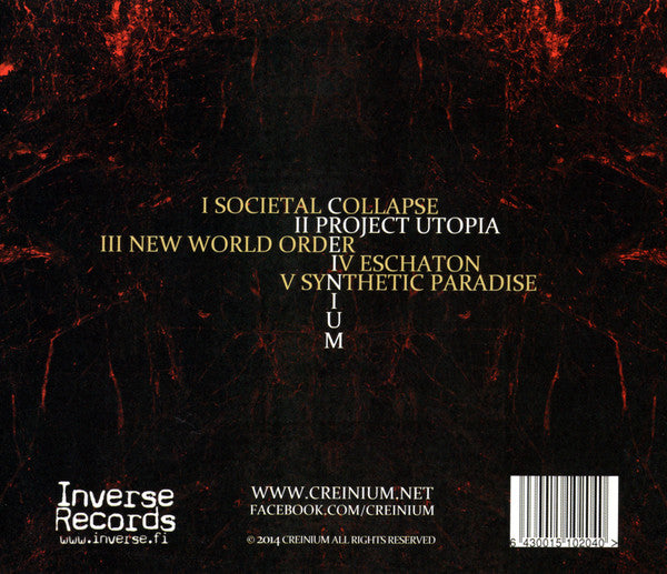 Creinium : Project Utopia (CD, EP)