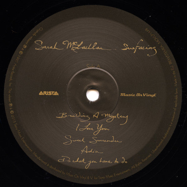 Sarah McLachlan : Surfacing (LP, Album, RE, 180)
