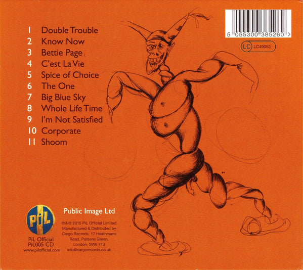 Public Image Limited : What The World Needs Now... (CD, Album, Dig)